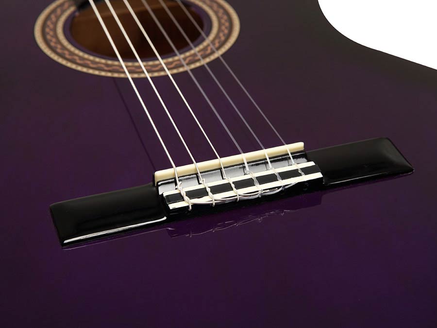 Valencia VC104PPS Klassieke gitaar 4/4 – Purple Sunburst