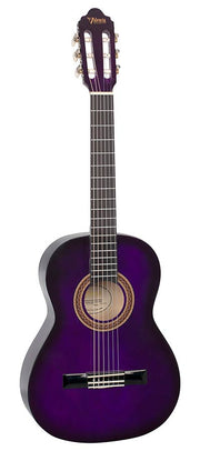 Valencia VC103PPS Klassieke gitaar 3/4 – Purple Sunburst