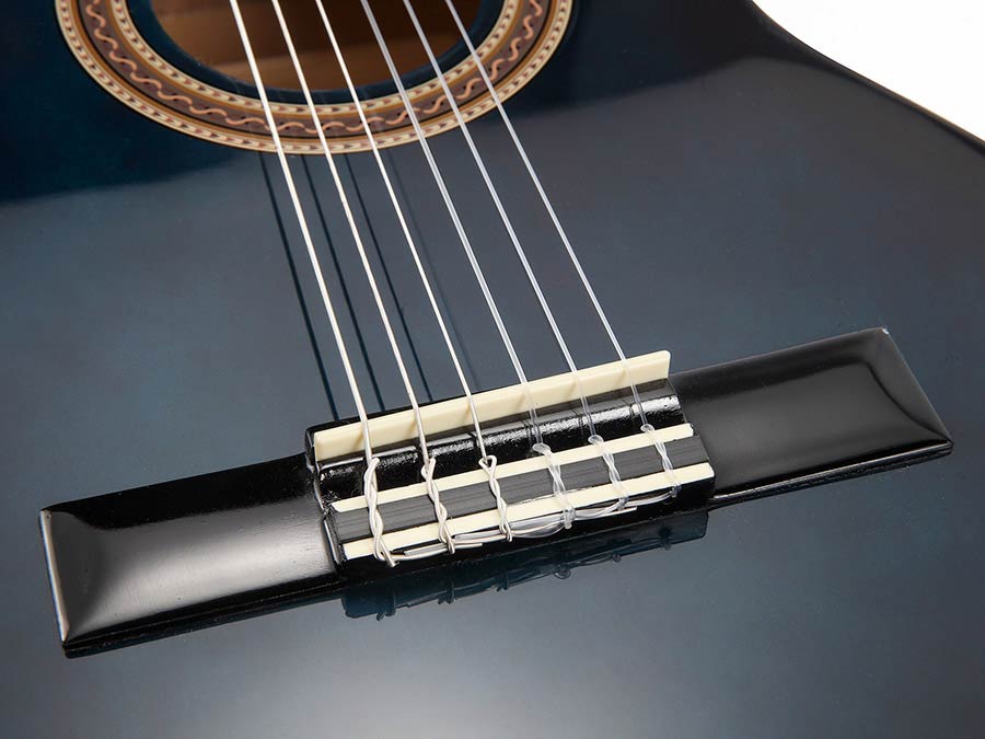 Valencia VC102BUS Klassieke gitaar 1/2 – Blue Sunburst