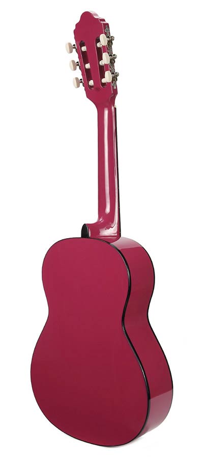 Valencia VC102PKS Klassieke gitaar 1/2 – Pink Sunburst