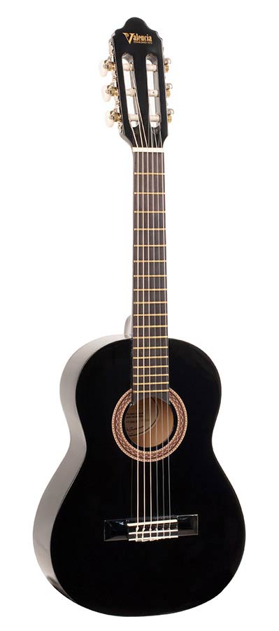 Valencia VC101BK Klassieke gitaar 1/4 – Black