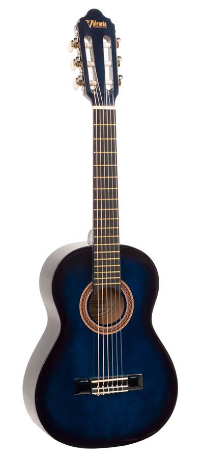 Valencia VC101BUS Klassieke gitaar 1/4 – Blue Sunburst