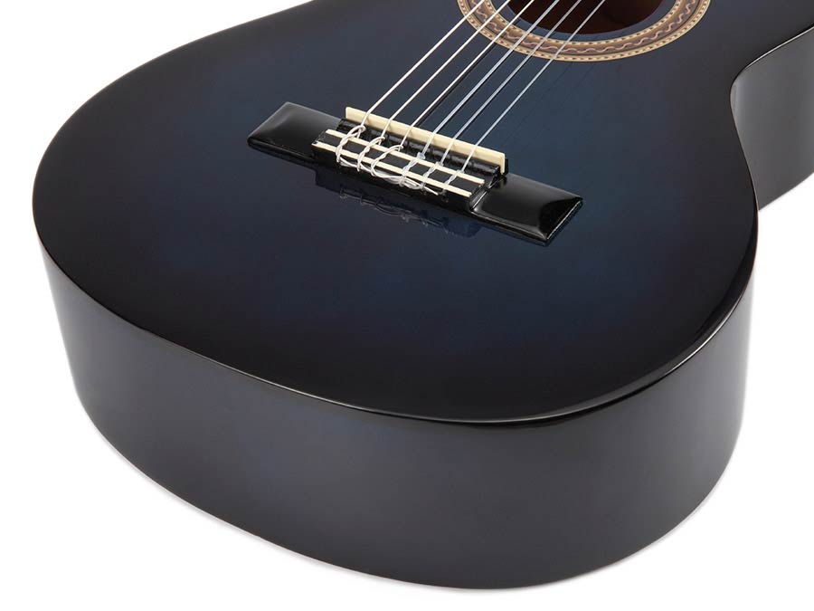 Valencia VC101BUS Klassieke gitaar 1/4 – Blue Sunburst