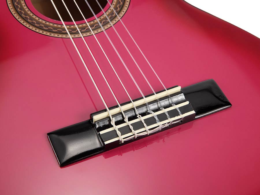 Valencia VC101PKS Klassieke gitaar 1/4 – Pink Sunburst