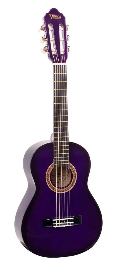 Valencia VC101PPS Klassieke gitaar 1/4 – Purple Sunburst