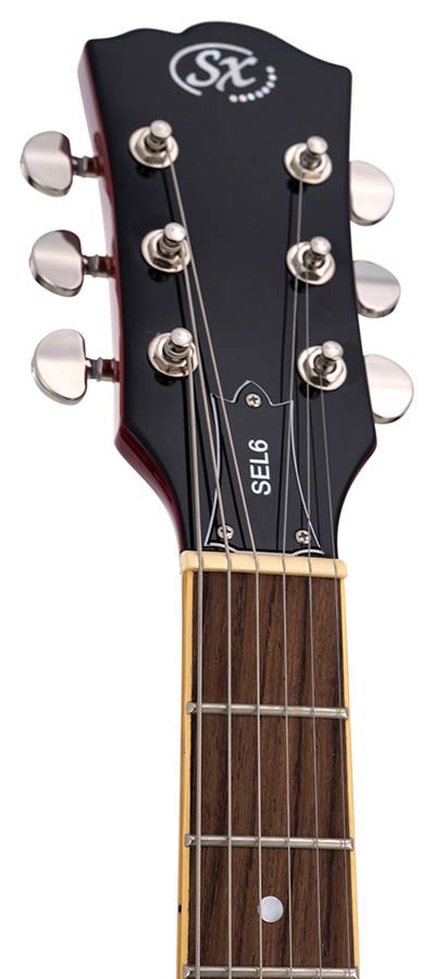 SX SEL6/TRD Semi-Hollow elektrische gitaar