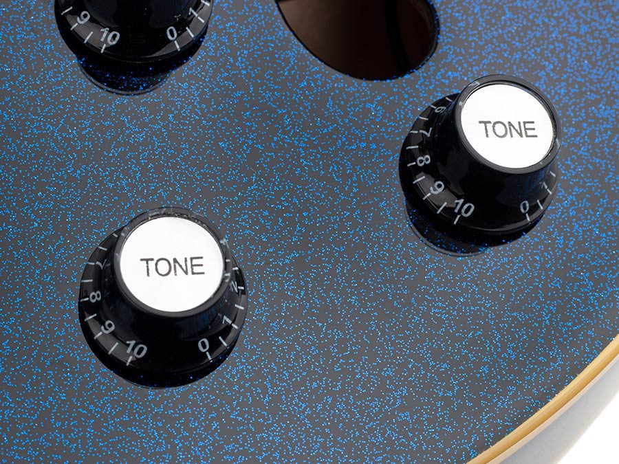 SX SEL6/GBU semi-hollow elektrische gitaar glitter blue