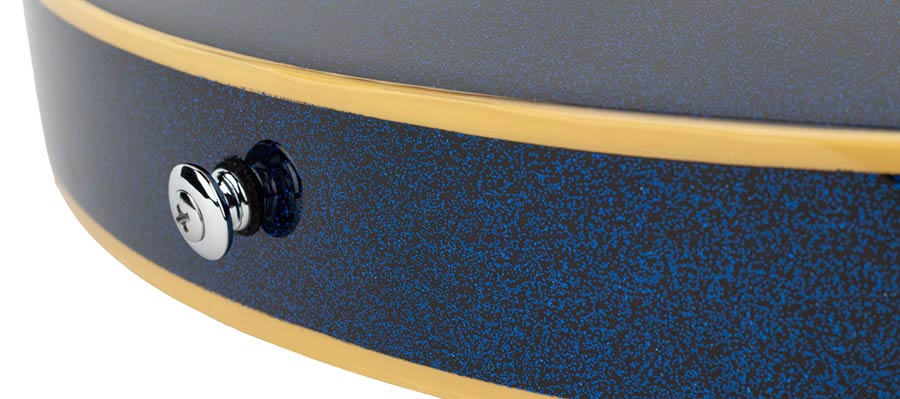 SX SEL6/GBU semi-hollow elektrische gitaar glitter blue