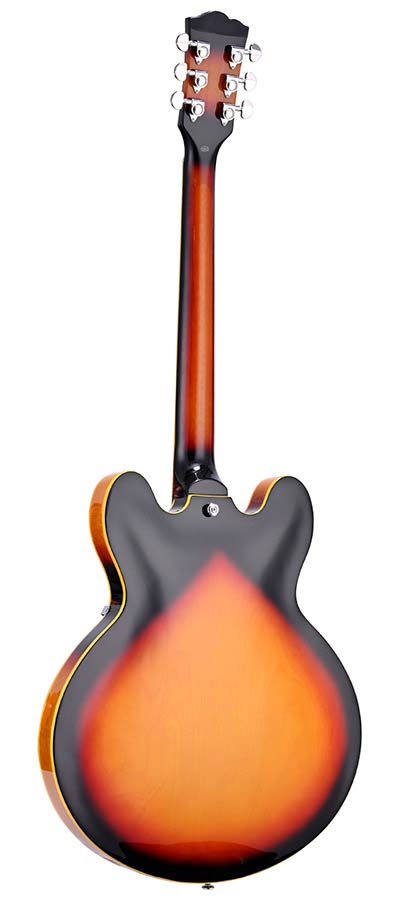 SX SEL6/VS semi-hollow elektrische gitaar vintage sunburst