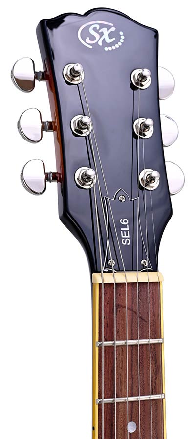 SX SEL6/VS semi-hollow elektrische gitaar vintage sunburst