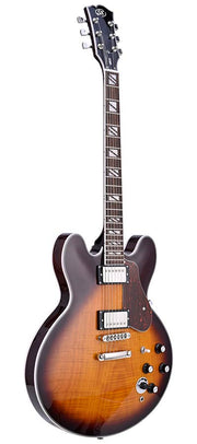 SX SEL6CDS archtop elektrische gitaar – desert sunburst
