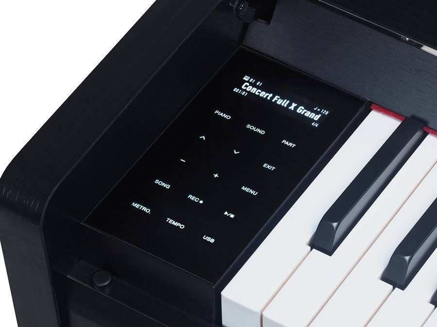 Medeli UP605/BK digitale piano G3PW black satin