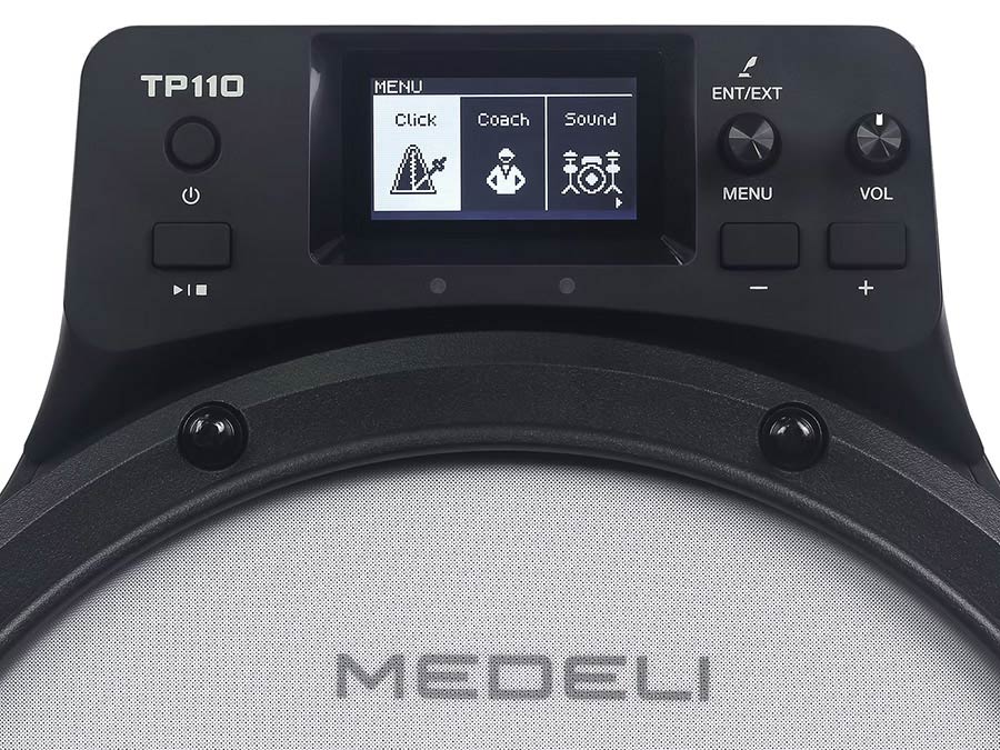 Medeli TP110 10" mesh practice pad met bluetooth