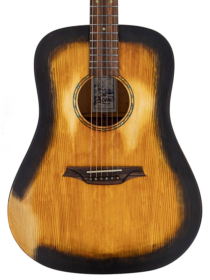 Bromo BAR1H/HS Rocky Mountain Series Dreadnought Acoustic Guitar - Historic Sunburst