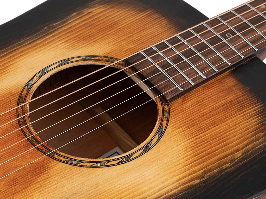 Bromo BAR1H/HS Rocky Mountain Series Dreadnought Acoustic Guitar - Historic Sunburst