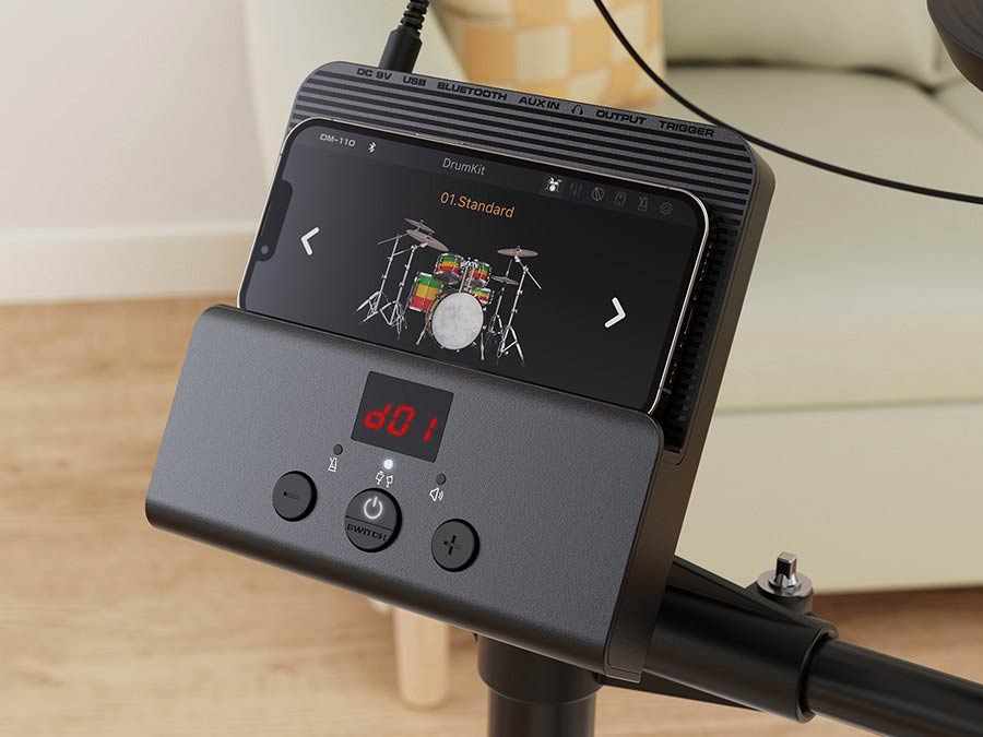 NUX DM-110 Compact Elektronisch Drumstel