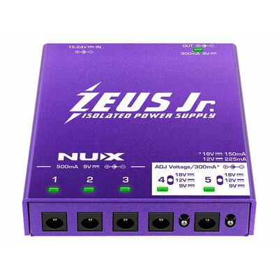 NUX ZEUS Jr. volledig geïsoleerde pedalboardvoeding