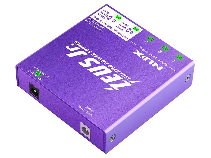NUX ZEUS Jr. volledig geïsoleerde pedalboardvoeding