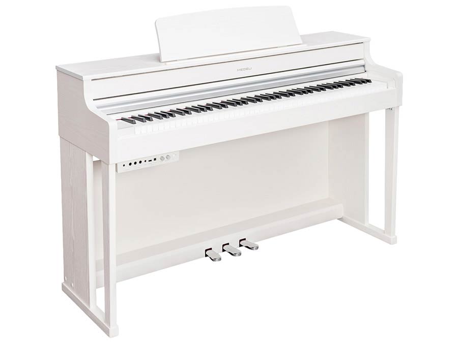 Medeli UP405E/WH digitale piano 88 grand action toetsen (white satin)