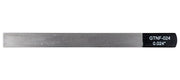 Boston GTNF-024 gauged nut slotting file 0.024" (0.60mm) 150x12mm, 65Mn carbon steel HRC 35-55 hardness