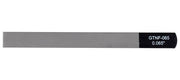 Boston GTNF-065 gauged nut slotting file 0.065" (1.65mm) 150x12mm, 65Mn carbon steel HRC 35-55 hardness