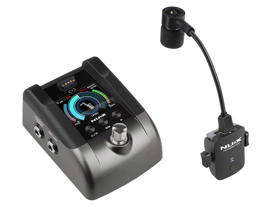 NUX B-6 PRO draadloos microfoonsysteem voor blaasinstrumenten
