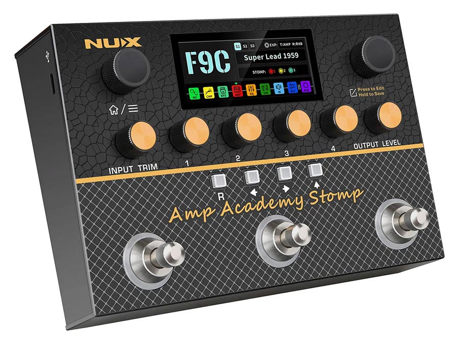 NUX NMA-3AAP Amp academy stomp gitaar