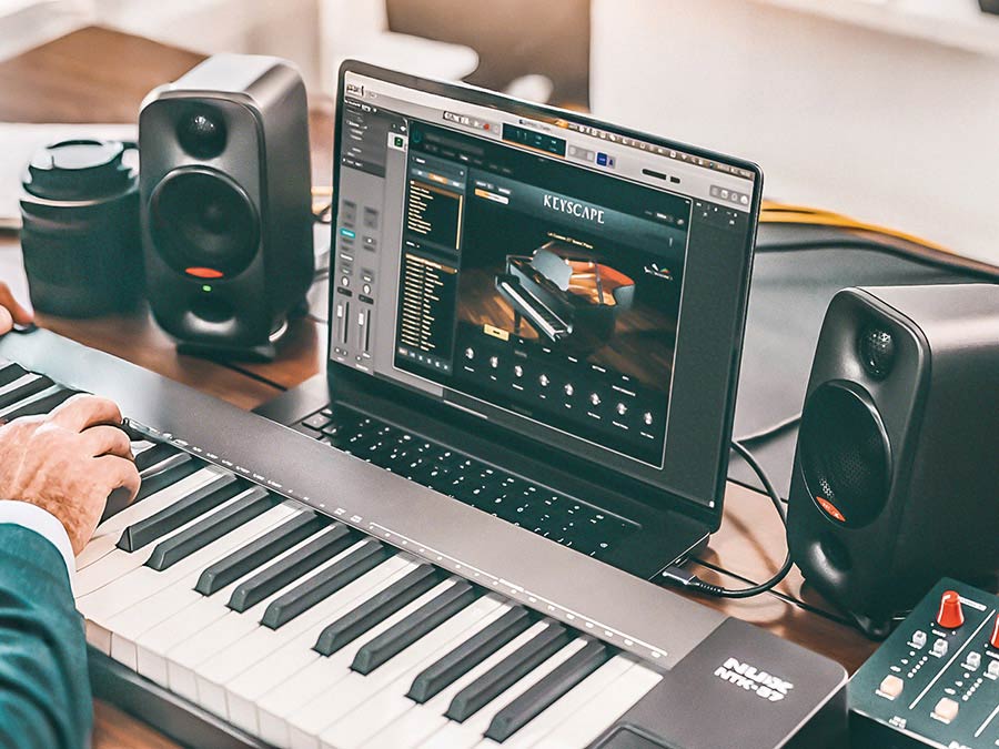 NUX AXON 3 actieve studio monitor set 90 watt met draagtas