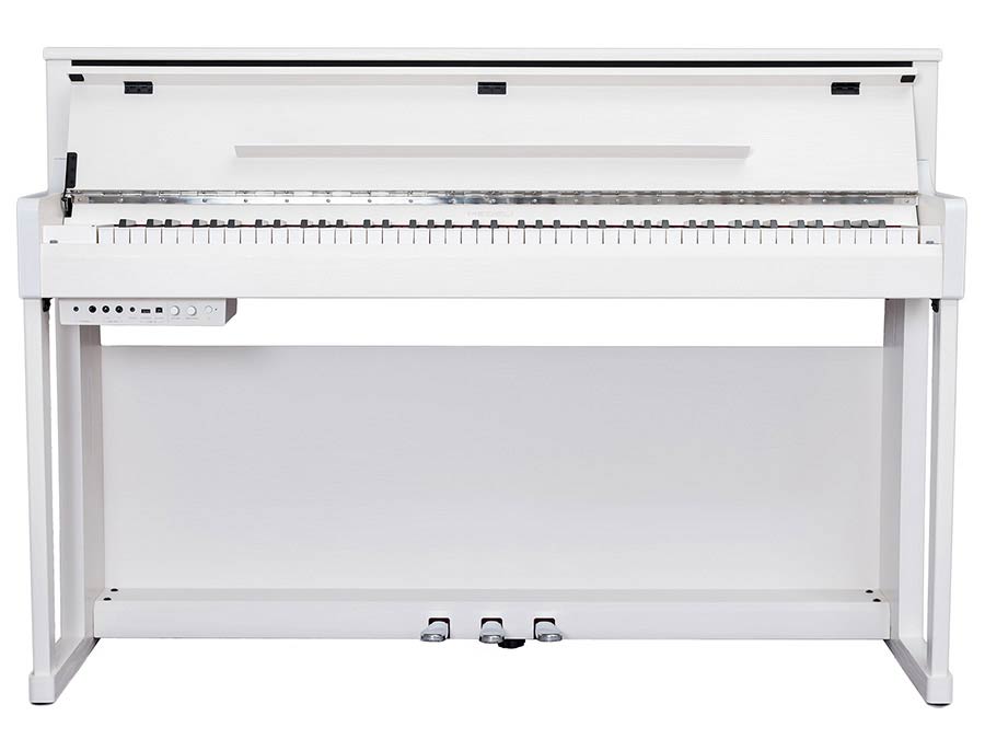 Medeli UP605/WH digitale piano met houten G3PW-klavier – white satin