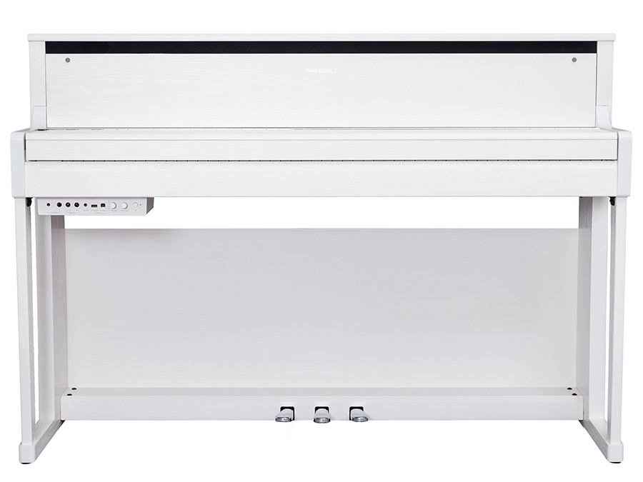 Medeli UP605/WH digitale piano met houten G3PW-klavier – white satin