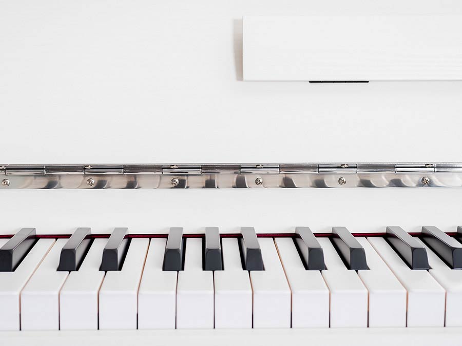 Medeli UP605/WH digitale piano met houten G3PW-klavier – white satin