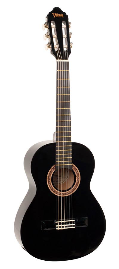 Valencia VC102BK Klassieke gitaar 1/2 – Black
