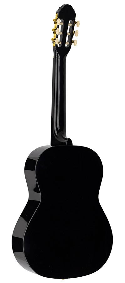 Martinez: Klassieke Gitaar Mensuur: 3/4, Zwart