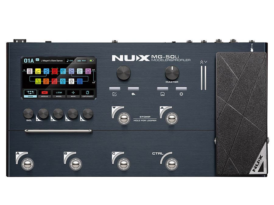 NUX MG-50Li amp modeler en profiler Cloud White