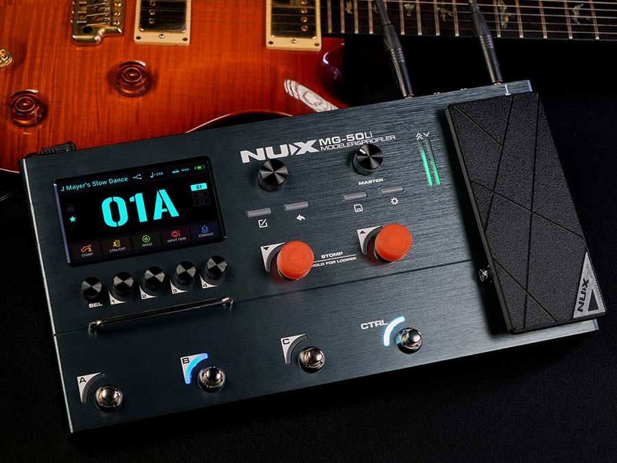 NUX MG-50Li amp modeler en profiler Cloud White