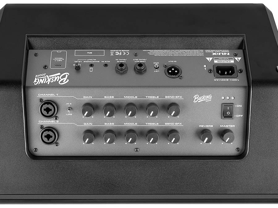 NUX Busking 200FR accu FRFR-speaker met Bluetooth