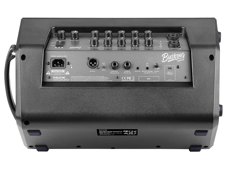 NUX Busking 200FR accu FRFR-speaker met Bluetooth