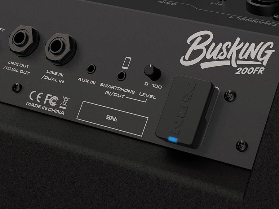 NUX Busking 200FR accu FRFR-speaker met Bluetooth