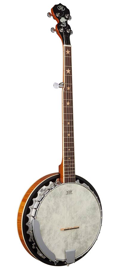 SX BJ565 5-snarige bluegrassbanjo naturel