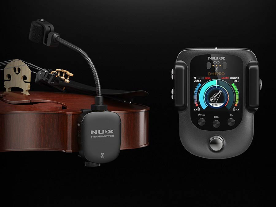 NUX B-11 PRO Draadloos Vioolsysteem 2.4 GHz