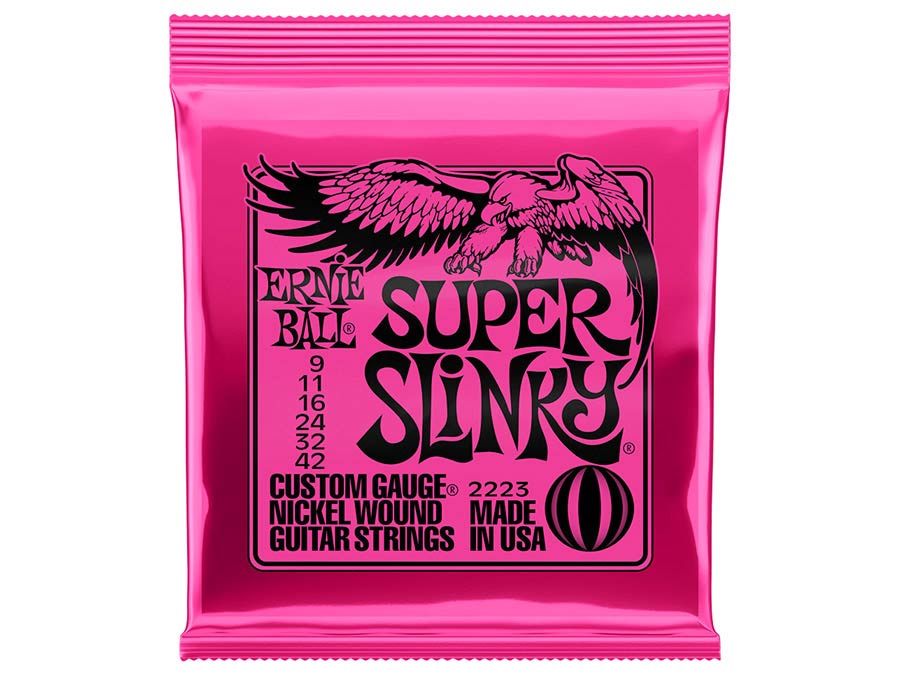 Ernie Ball 2223 Super Slinky Snaren voor Elektrische gitaar – 009-042
