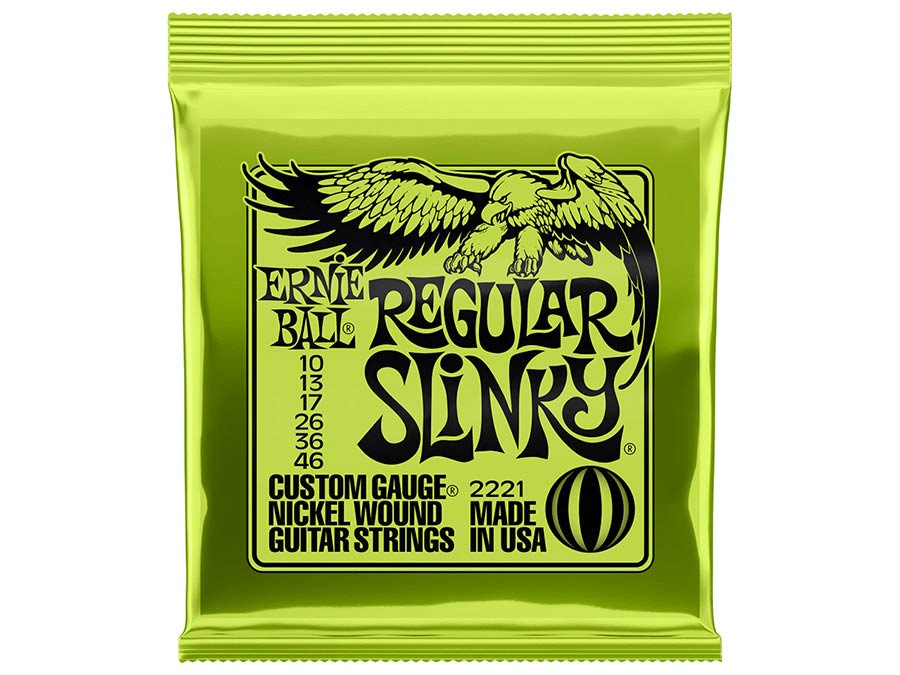 Ernie Ball 2221 Regular Slinky snaren voor elektrische gitaar – 010-046