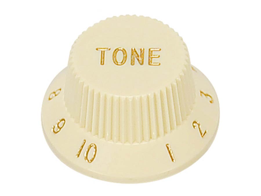 Boston KI-240-T bell knob, Stallion, ivory, tone, metric, fits 18 coarse knurl (Alpha) incl. Japan
