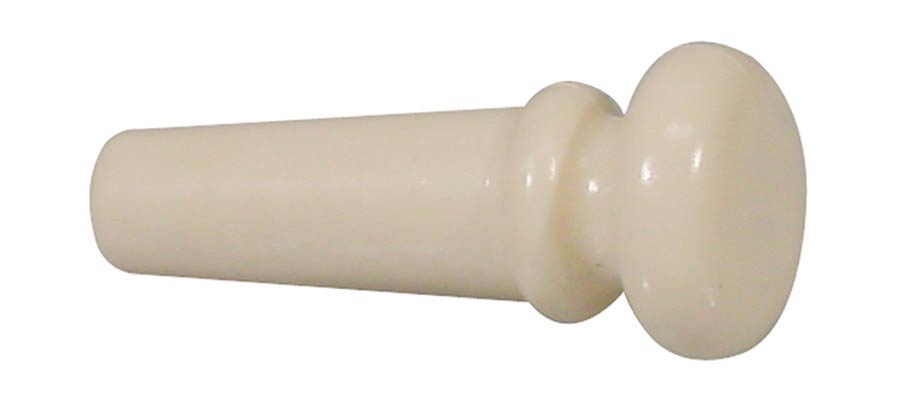 Boston 2093 eindknop, plastic, ivoor, folk model (viool vorm), 12-pack