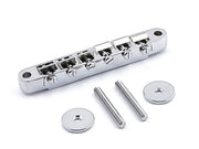 Boston B-160-C brug voor e-gitaar, "tune'o matic", chroom, stud spacing 73,5mm, stud diam 4mm, chroom
