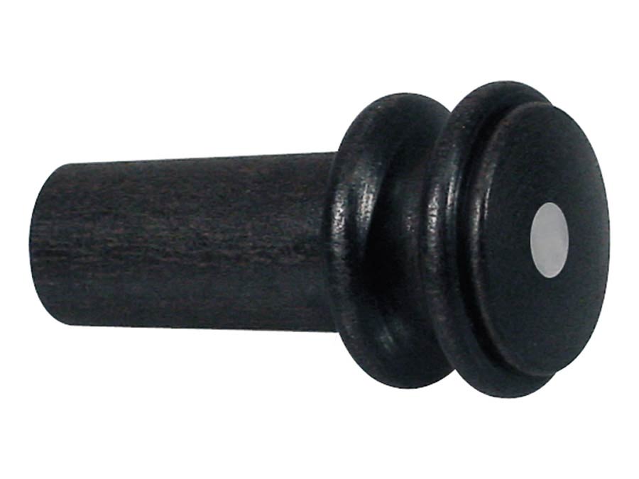 Boston 333-E eindknop, ebbenhout, met pearloid oog, 1-pack