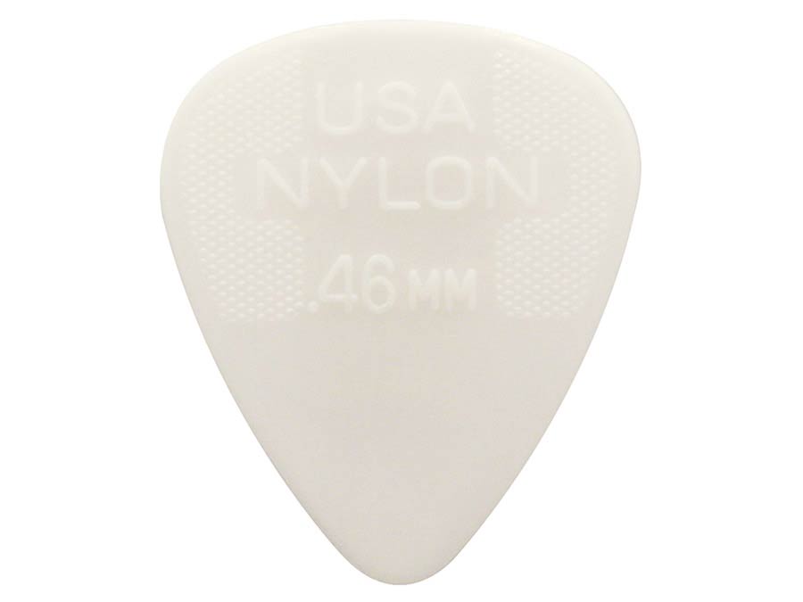 Dunlop 44-R-46 Nylon Standard Plectra 0.46 mm Creme