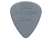 Dunlop 44-R-73 Nylon Standard Plectra 0.73 mm Grijs