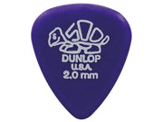 Dunlop 41-R-200 Delrin-500 Plectra 2.00 mm Paars