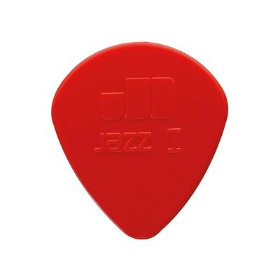 Dunlop 47-R-1N Nylon Jazz Plectra 1.10 mm Rood, Afgeronde Punt
